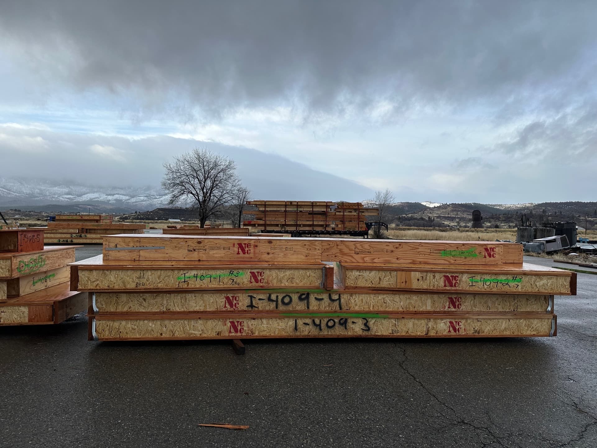 NCC-branded stacked panels with dramatic storm clouds